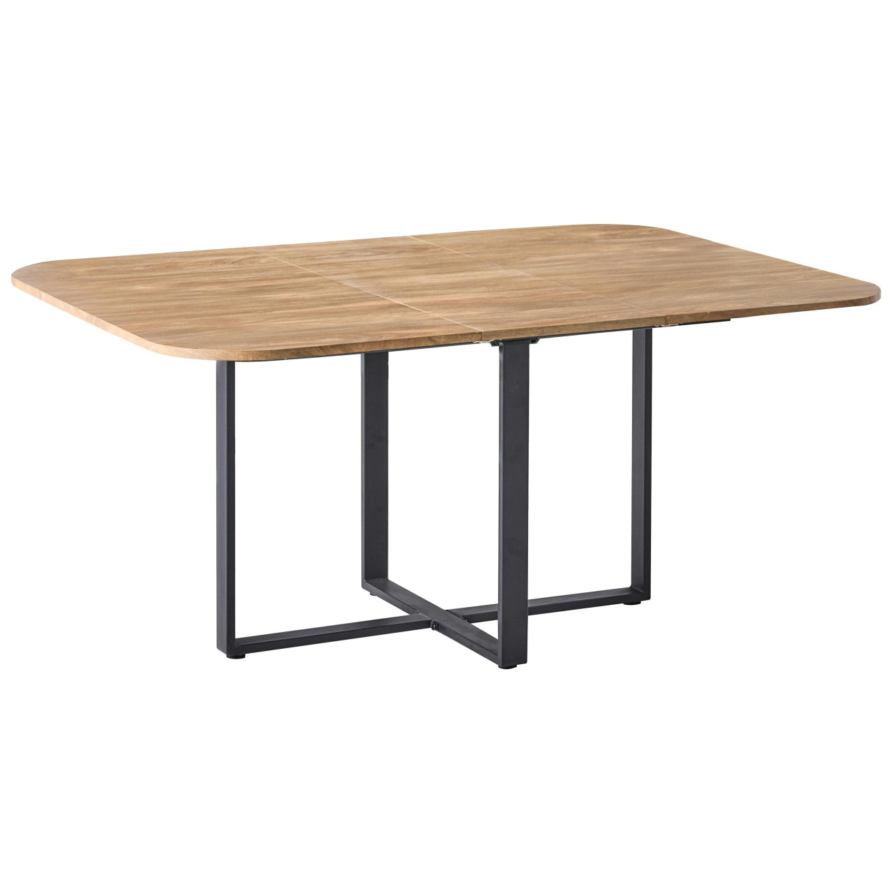Mesa de jantar extensível COOPER Castanho 120/160 cm 120 cm