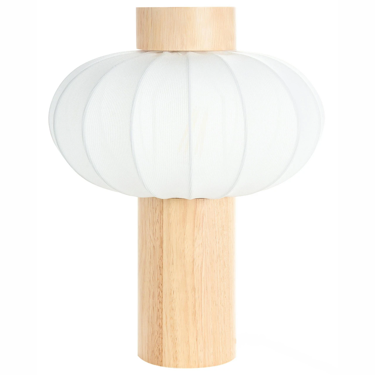 Candeeiro de mesa ABENS Madeira Castanho claro