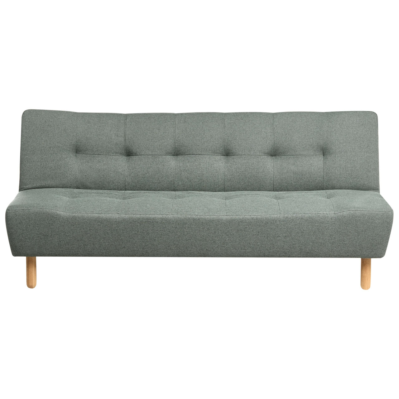 Sofá cama Alsten tecido verde modelo clic-clac
