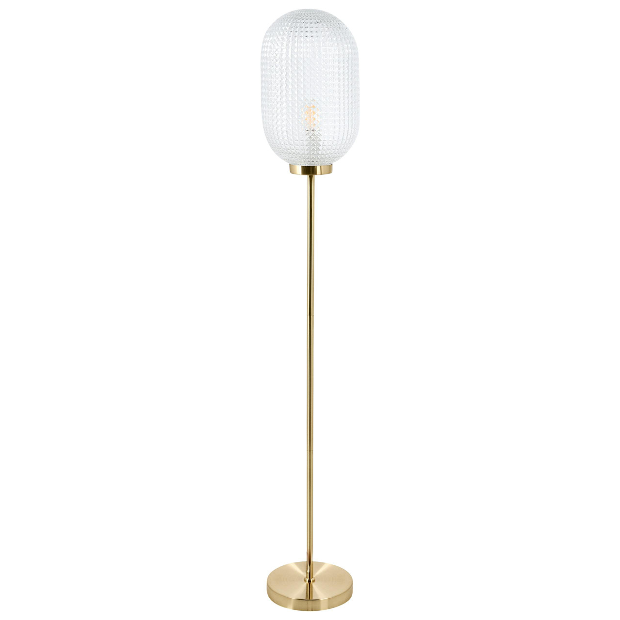 Candeeiro de pé PORTERO Metal Dourado