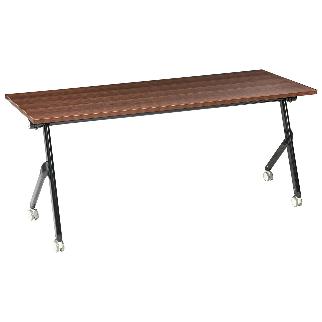 Secretária dobrável BENDI Castanho escuro 180 cm 60 cm