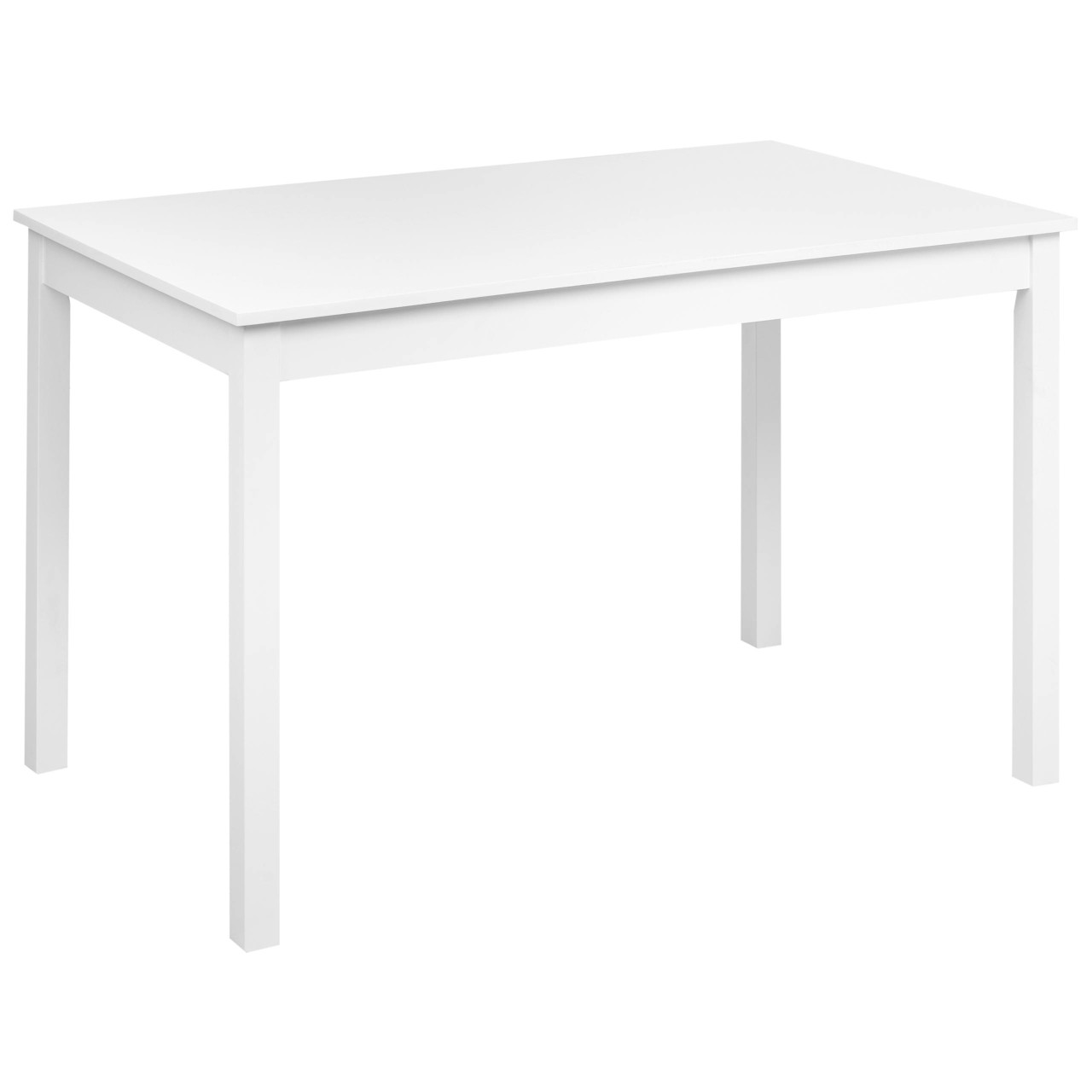 Mesa de jantar Barlee em madeira de álamo rectangular