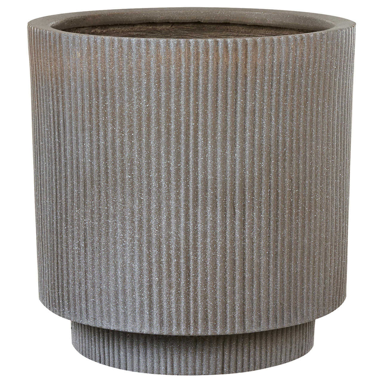 Vaso Daria em fibra de argila creme
