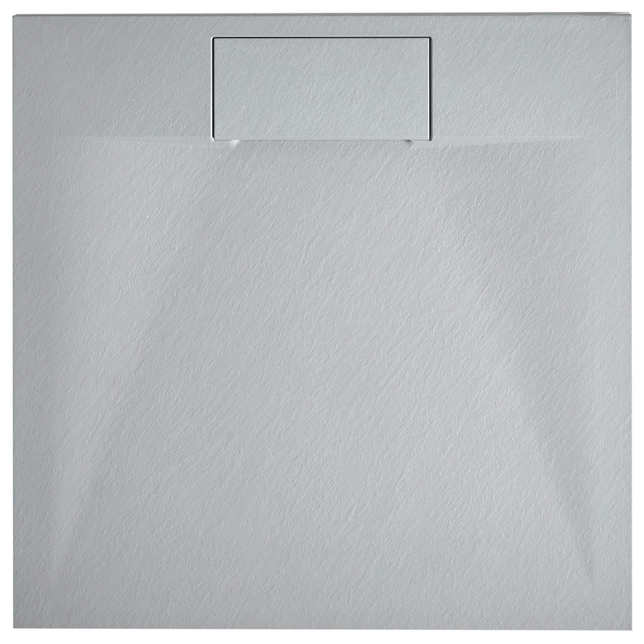Base de duche quadrada Azzurro em SMC sintético efeito pedra 80x80