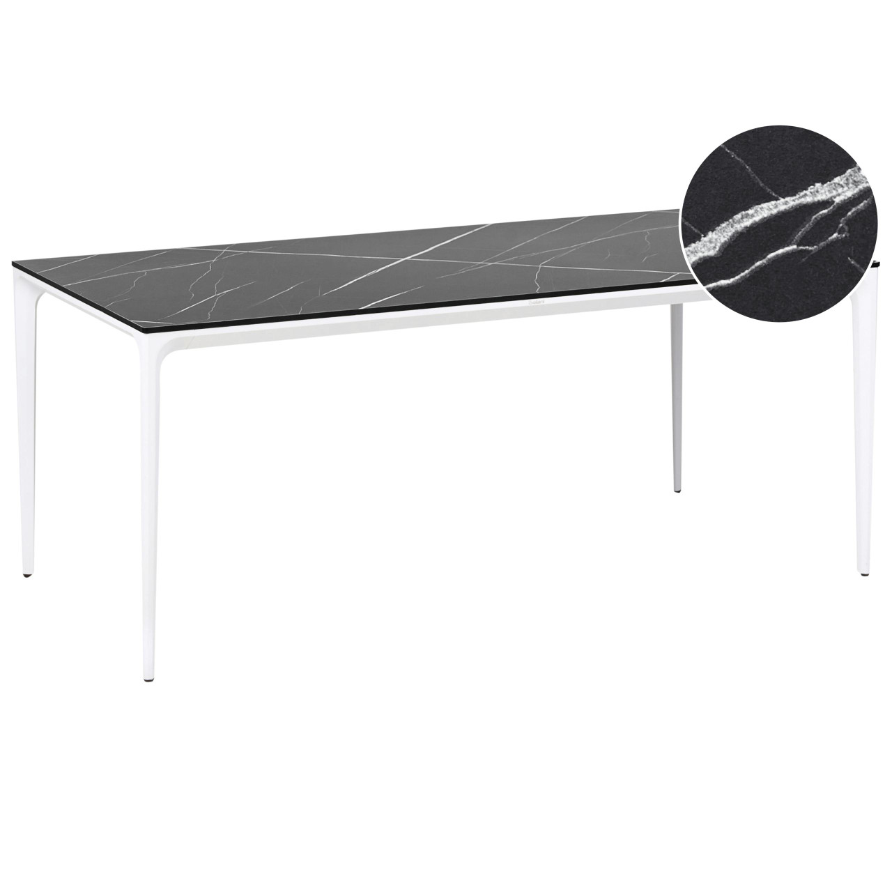 Mesa de exterior Sovareto em Laminado HPL e alumínio