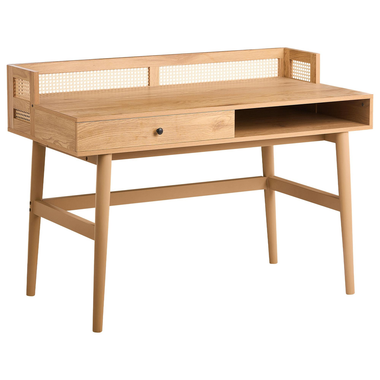 Secretária BELIANI Noven de MDF Castanho 120x60x87