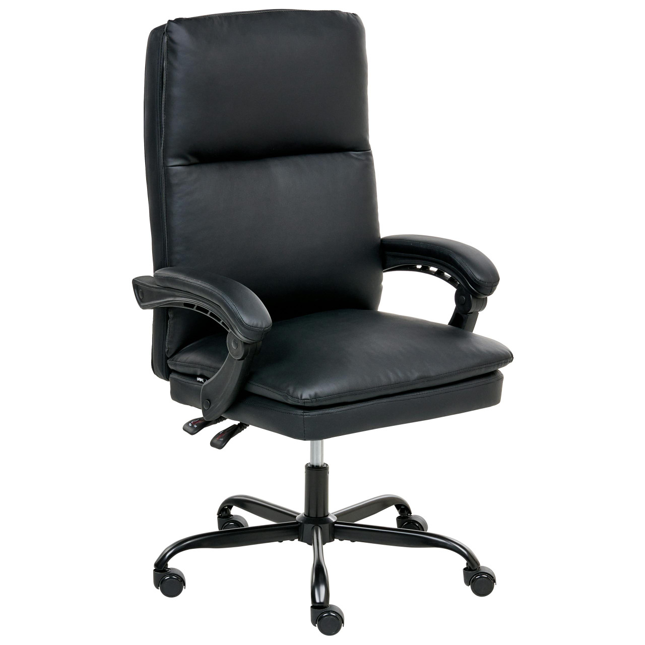 Silla ejecutiva Serene en piel sintética negra