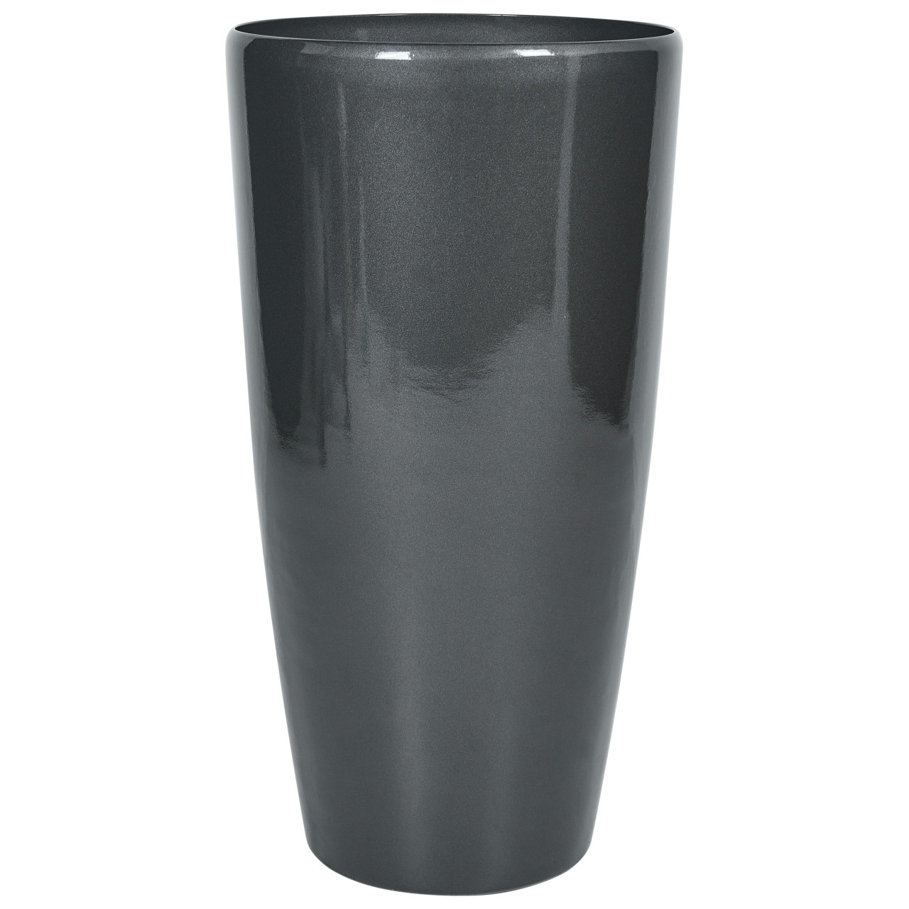 Vaso BELIANI Tseria de Poliresina Preto 40x40x75