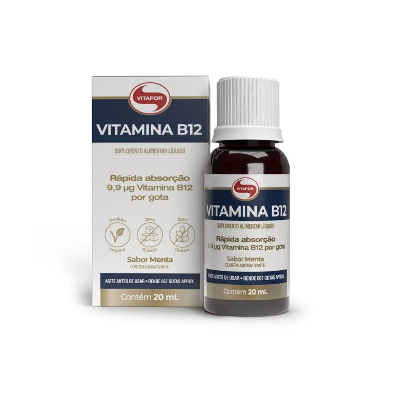 Vitafor Vitamina B12 Sabor Menta 20ml