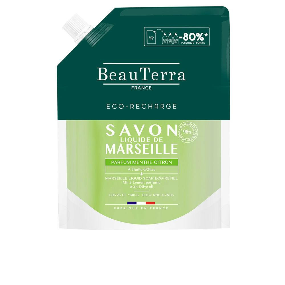 Beauterra Marseille Lemon Mint Soap Refill 900ml