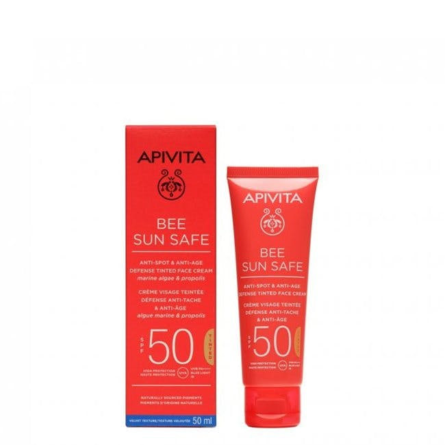 Apivita - Creme anti-envelhecimento e anti-manchas com cor SPF50 50 ml de creme