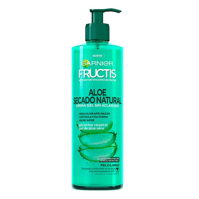 Champô FRUCTIS Gel Crema Aloe Sem Secagem Natural Lavar (400ml)