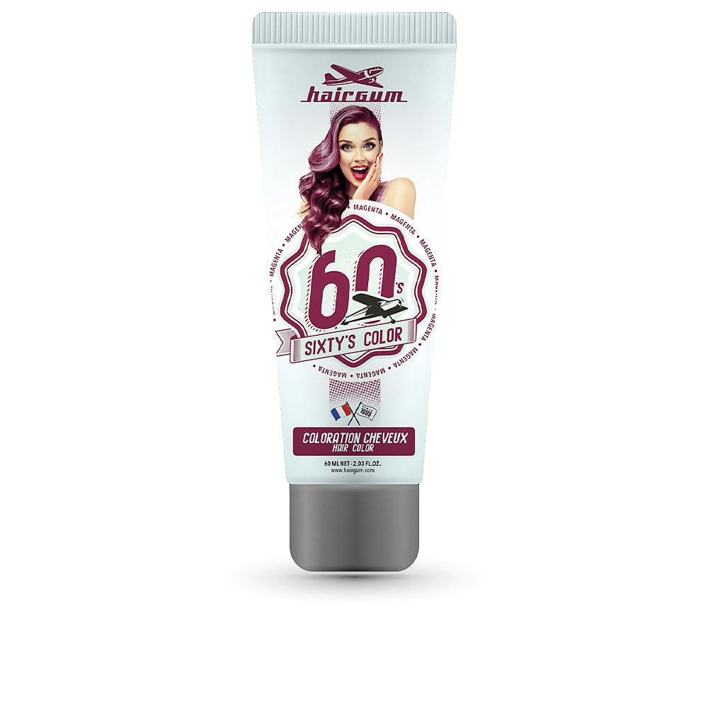 Coloração Semipermanente Hairgum Sixty's Color Magenta (60 ml)