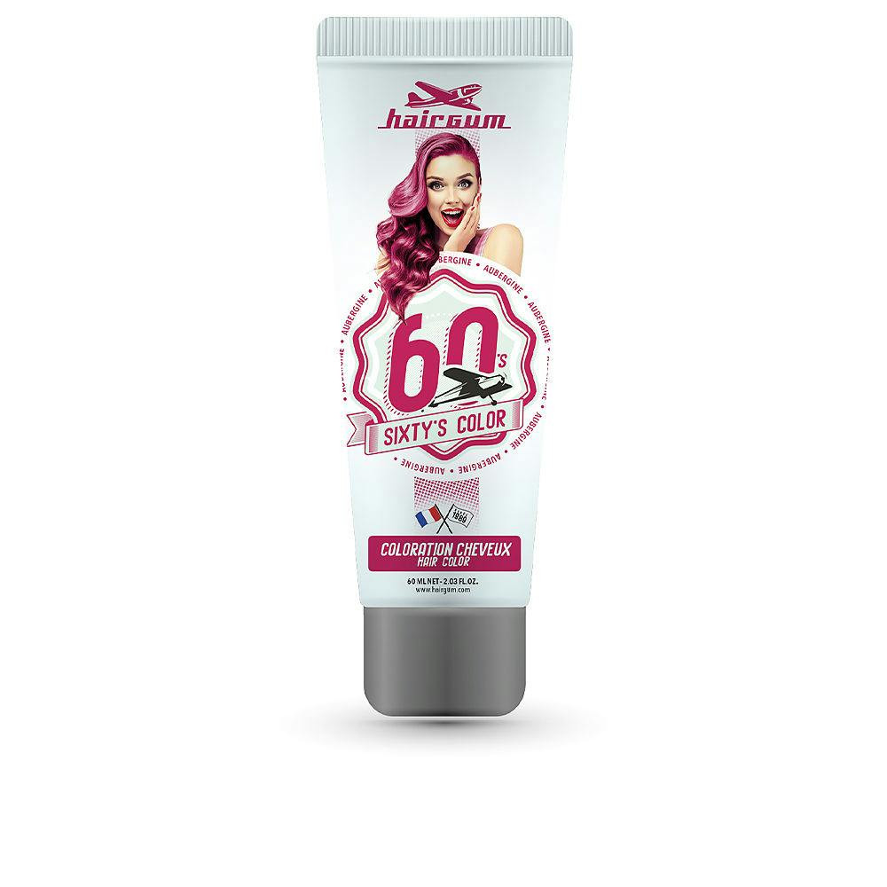 Coloração Semipermanente Hairgum Sixty's Color Beringela (60 ml)