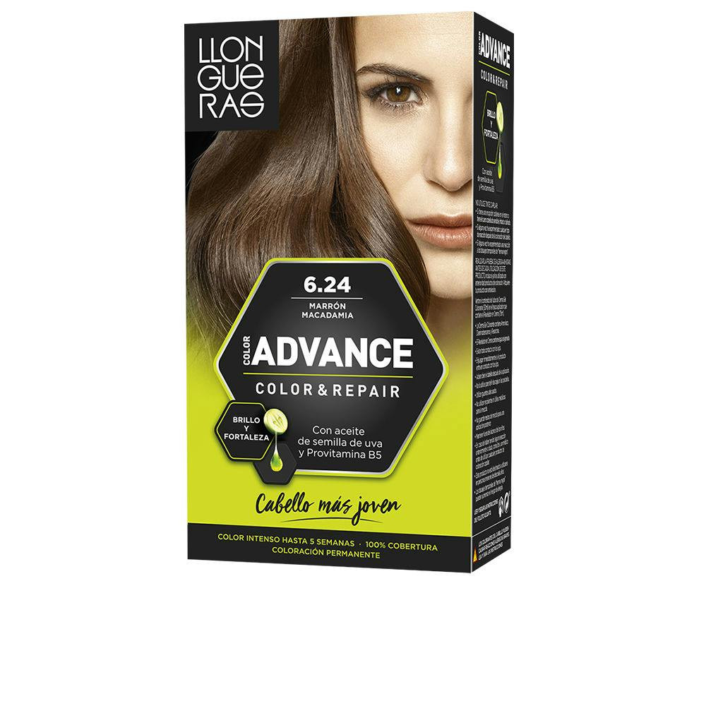 Coloração LLONGUERAS Color Advance Hair Colour N6.24-Macadamia Marrom