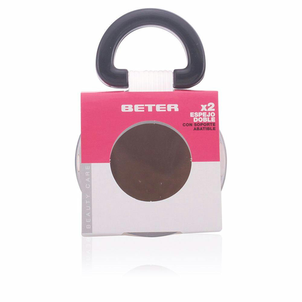 Espelho duplo de maquilhagem com suporte e aumento x2