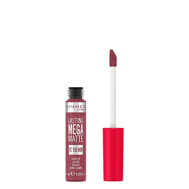 Batom RIMMEL LONDON Lasting Mega Matte Líquido Nº 900 Ravishing rose 7,4 ml