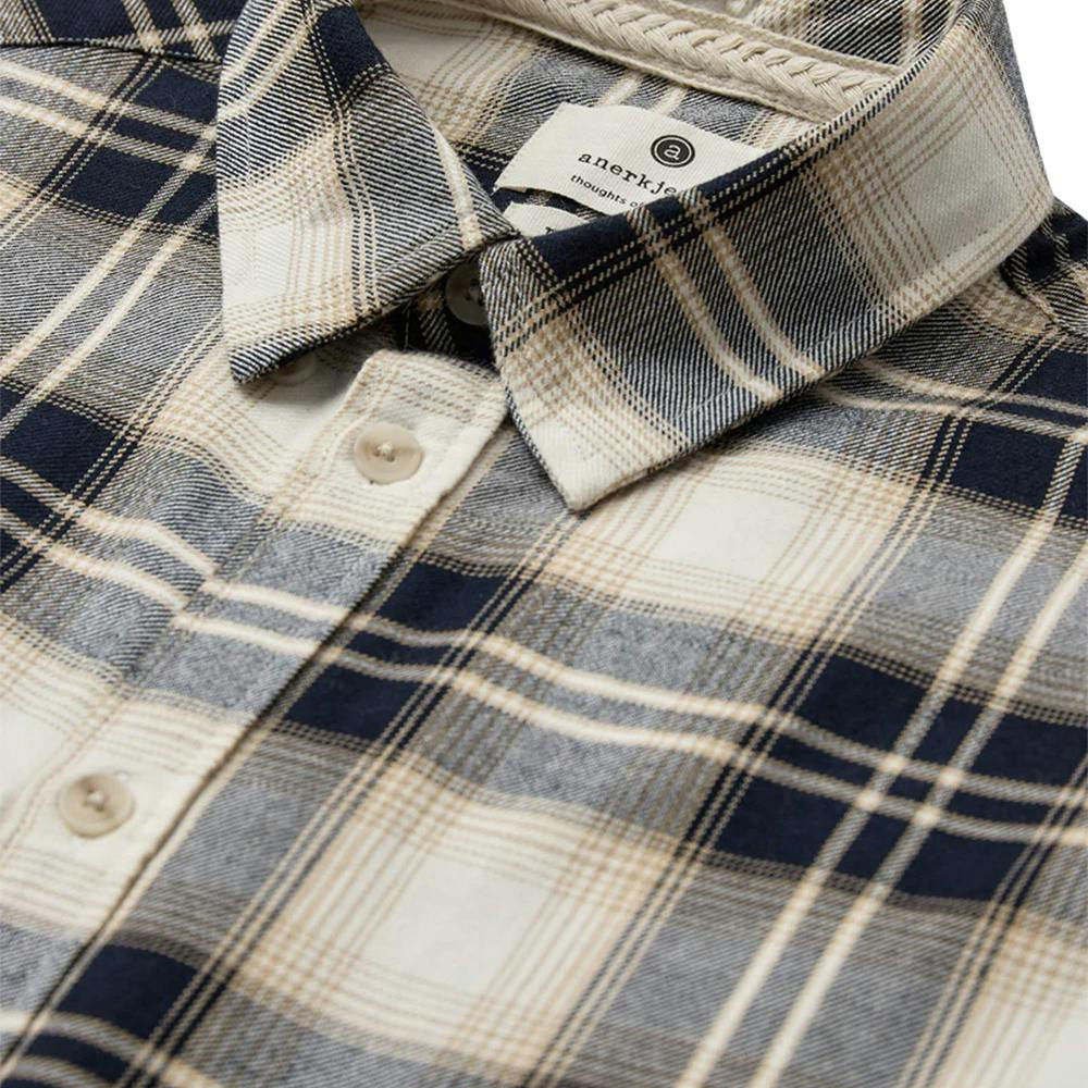 ANERKJENDT LEIF VISCOSE CHECK LS SHIRT - ANERKJENDT 902206 3059-S
