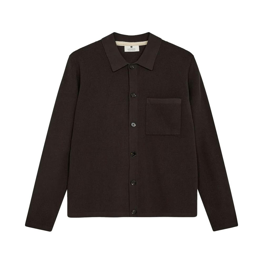 ANERKJENDT SVEND NEEDLE RIB KNIT CARDI