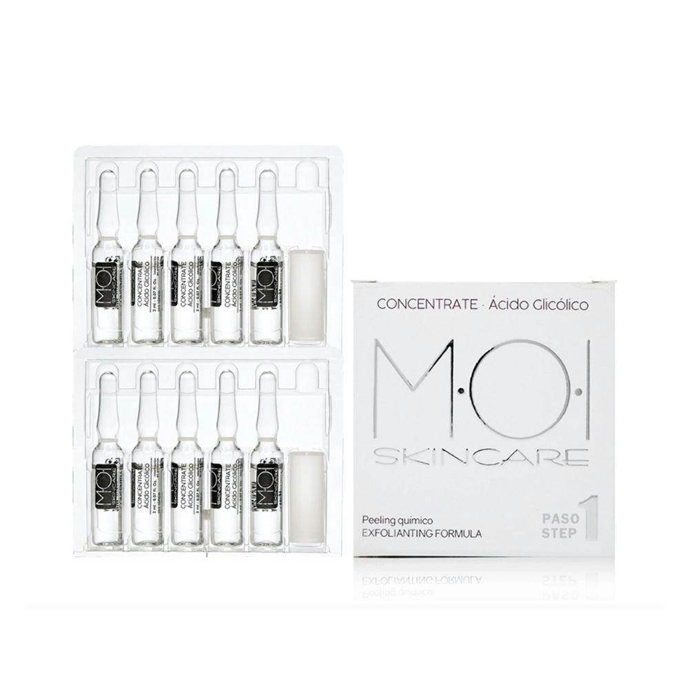 Moi Glycolic Acid Facial Ampoules 10x 2ml