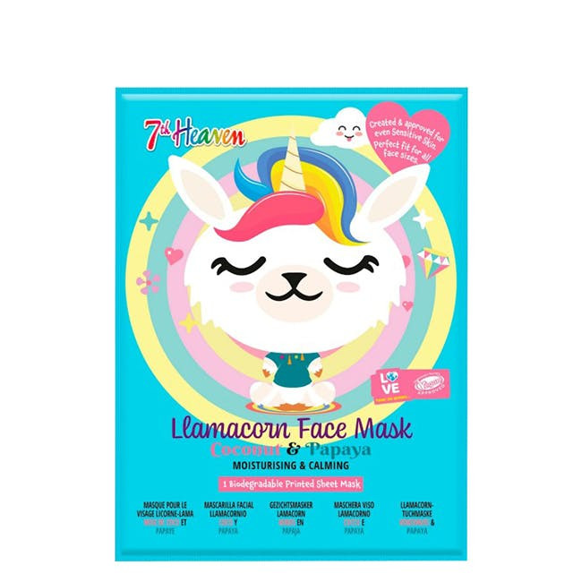 7th Heaven Llamacorn Face Mask