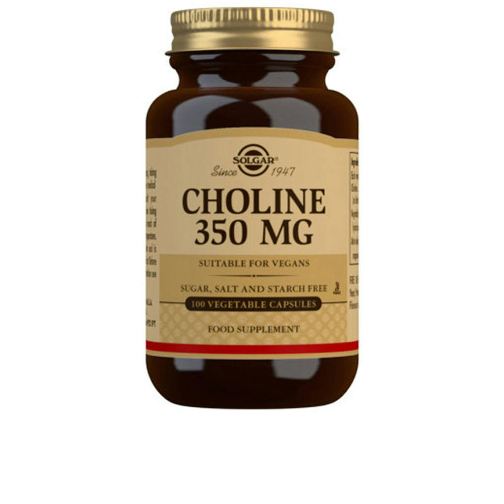 Solgar Choline 350 Mg Vegetable Capsules x100
