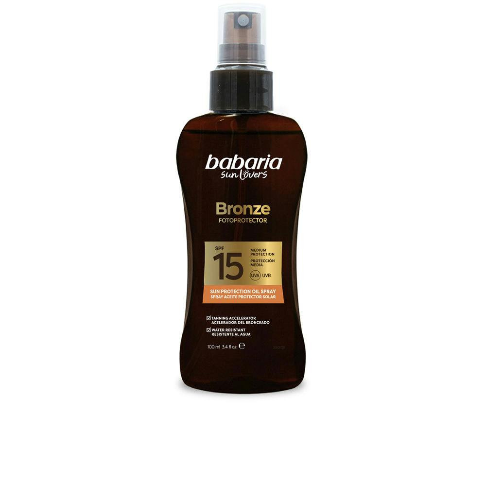 SUN LOVERS BRONZE spray aceite protector solar SPF15 100 ml