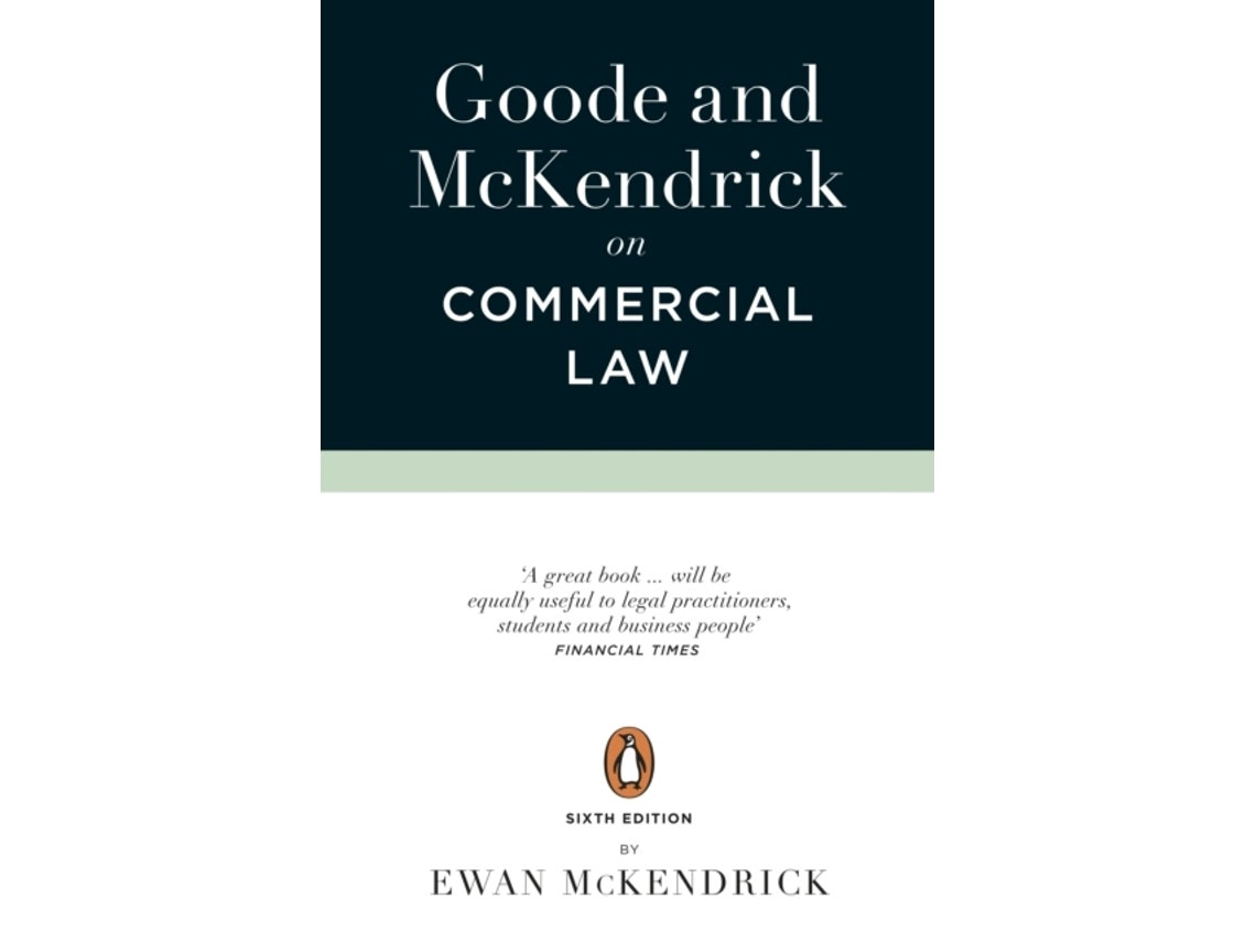 Goode and McKendrick on Commercial Law de Roy Goode y Ewan McKendrick (Inglés)