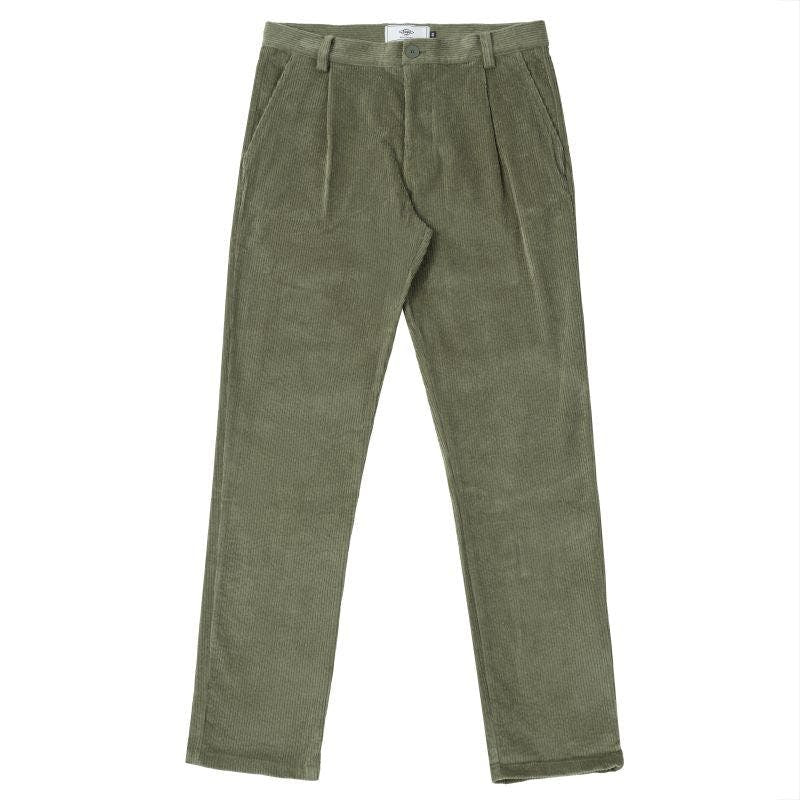 Relaxed corduroy trousers in green