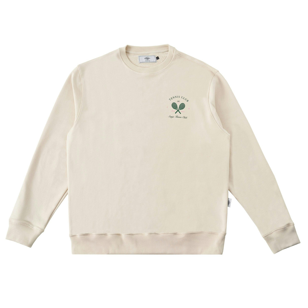 Ténis Club sweat de algodão 100% ecru