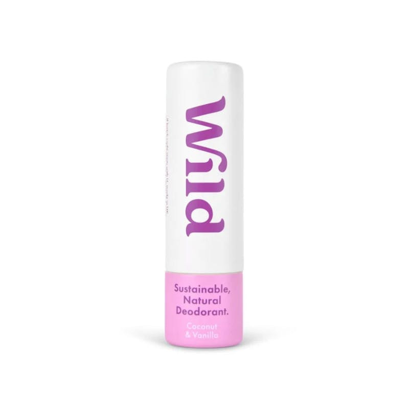 Wild Desodorizante Natural Mini Coco & Baunilha 16g | Embalagem Compostável | Proteção Eficaz