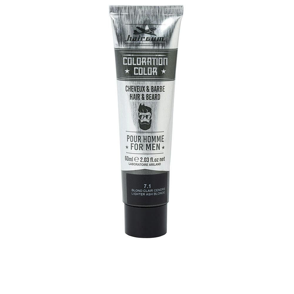 COLORATION Beard and Hair Dye #7.1-Light Ash Blonde 60 gr