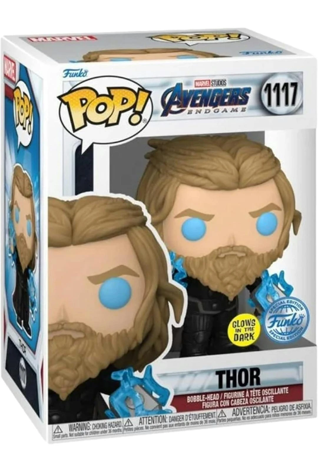 Funko Pop! Avengers 4: Endgame - Thor com Thunder Glow in The Dark