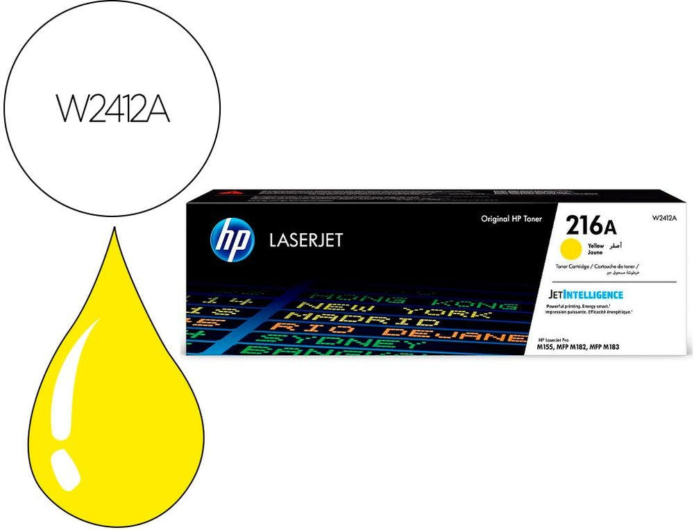 Toner HP 216A Amarelo