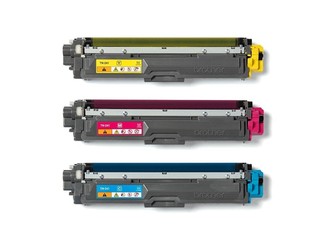 Brother Tn-241Cmy Toner 3 Unidades Original Ciano Magenta Amarelo