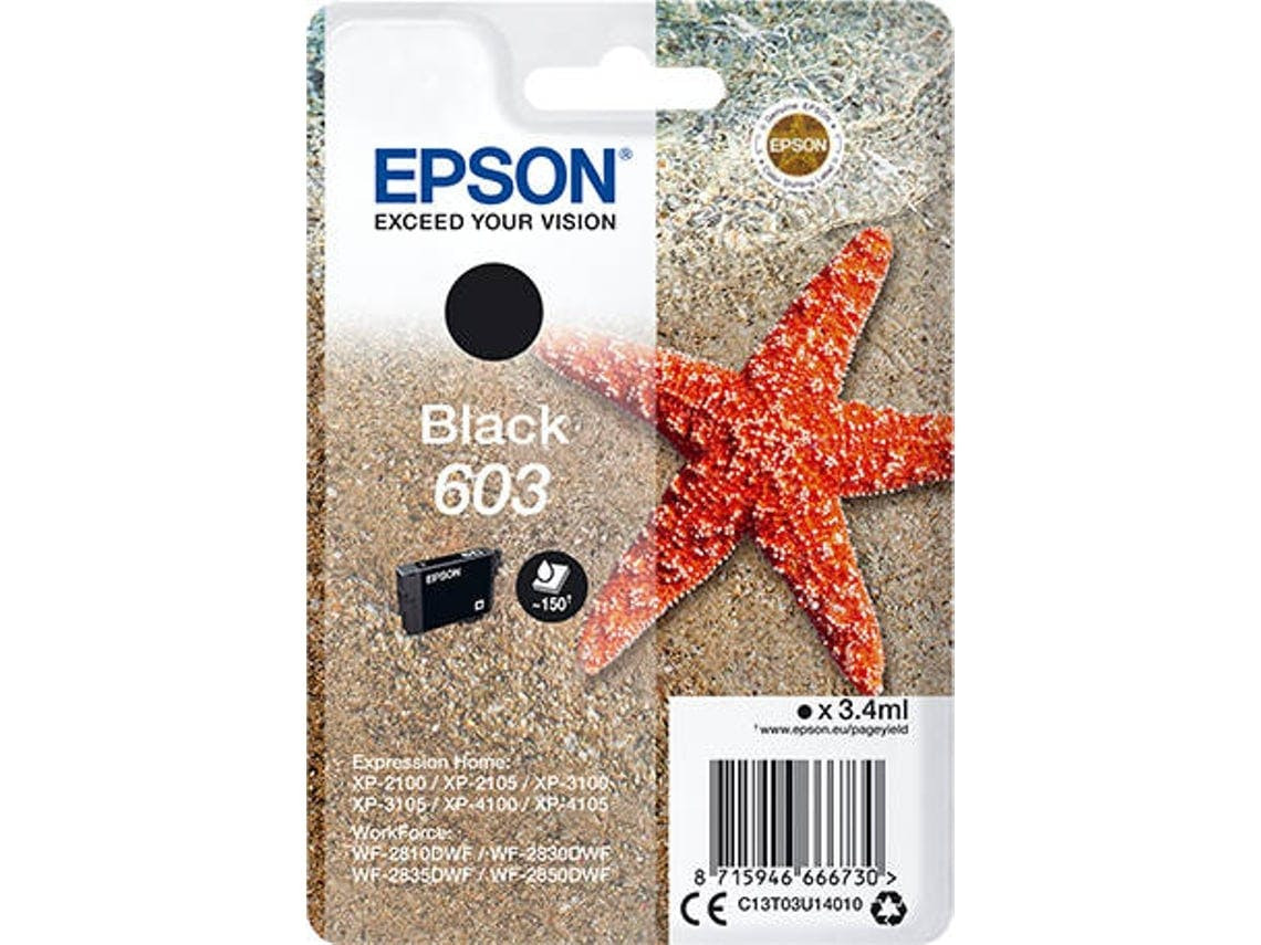 Tinteiro EPSON 603 Preto