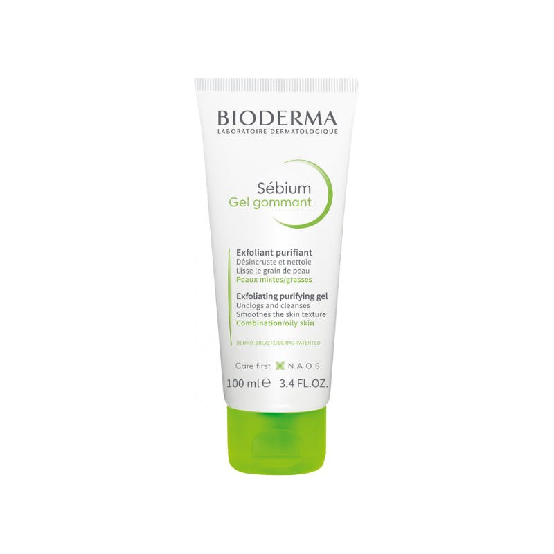 Gel esfoliante Sébium para peles mistas a oleosas 100 ml