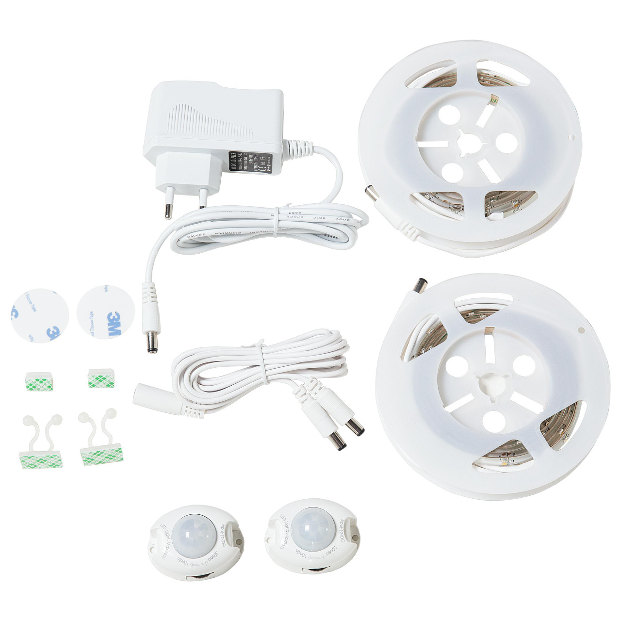 Fita LED com sensor de movimento Atrato em PCB branco 2x120cm