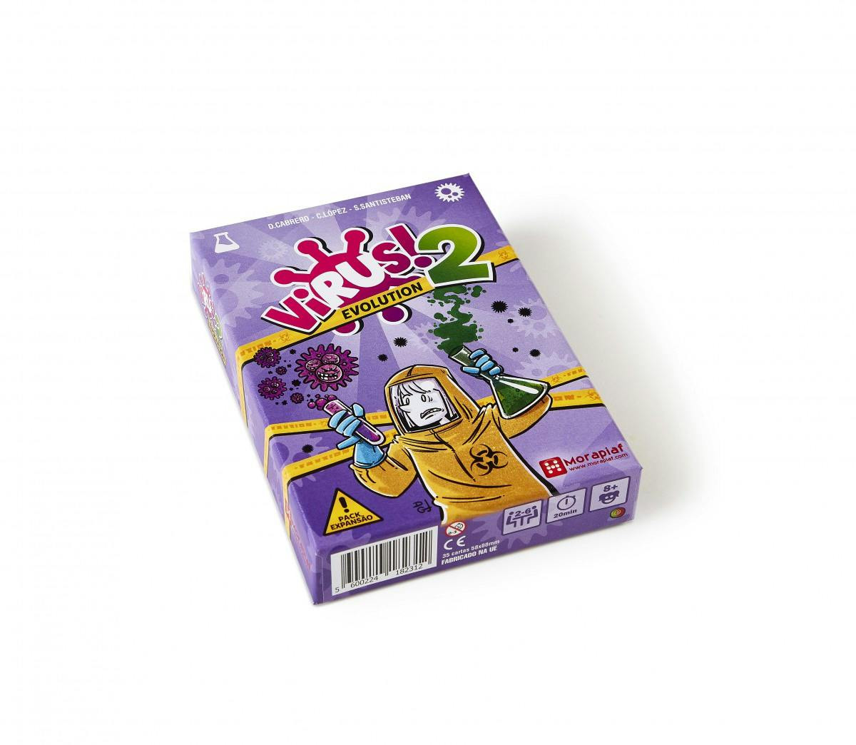 Expansão de cartas Vírus 2 - 33 cartas - 8+ anos - 2-6 jogadores