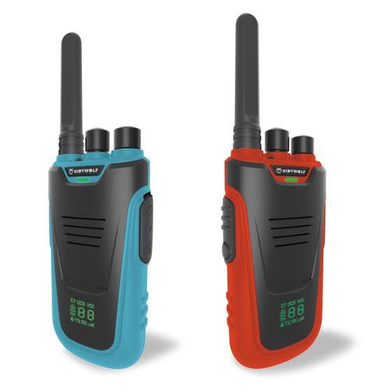 Kidywolf  Walkie Talkie Azul e Vermelho - KIDYTALK