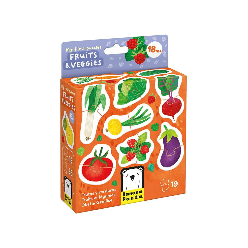 Banana Panda My First Puzzles Fruits And Veggies +18 meses