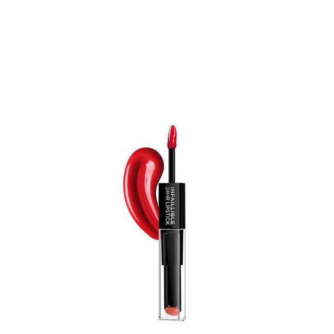 Batom L’ORÉAL PARIS Make-Up Designer Infallible Lipstick 24H - 506 Red Infaillible - Lipstick