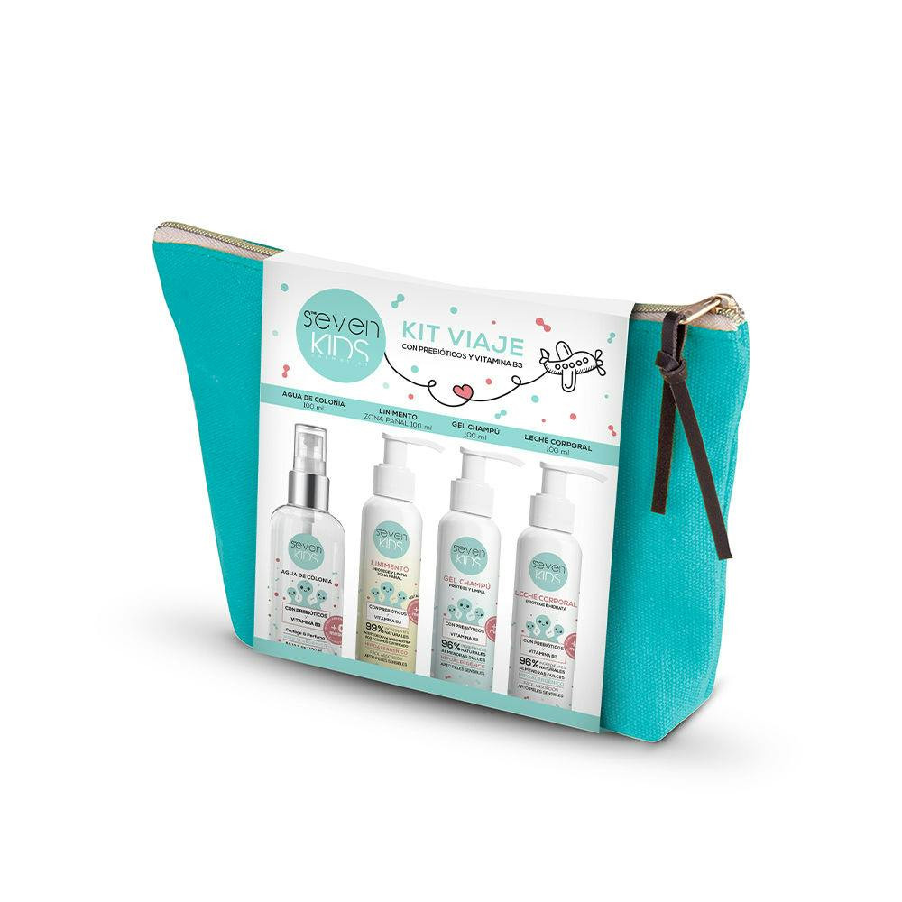 Kit de Viagem SEVEN KIDS com Prebióticos e Vitamina B3 (4 Produtos)