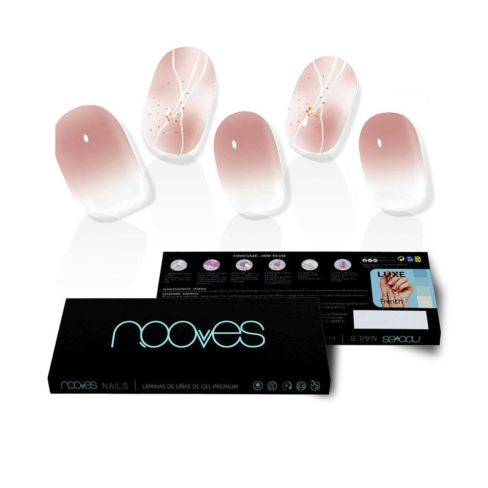Nooves Gel Sheets Michelle Art Design False Nails x20