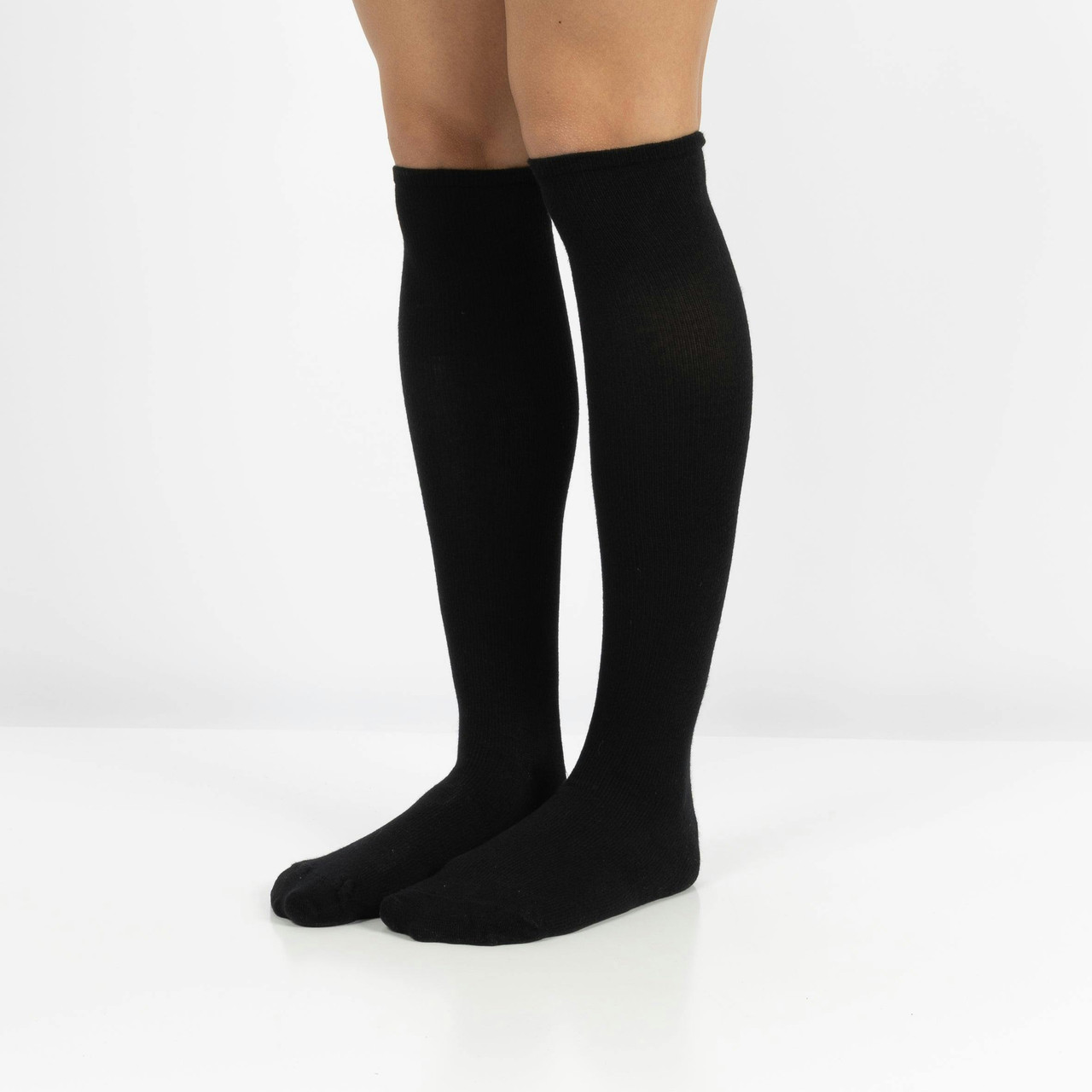 Meias de compressão Ever Soft em modal pack 2 pares preto