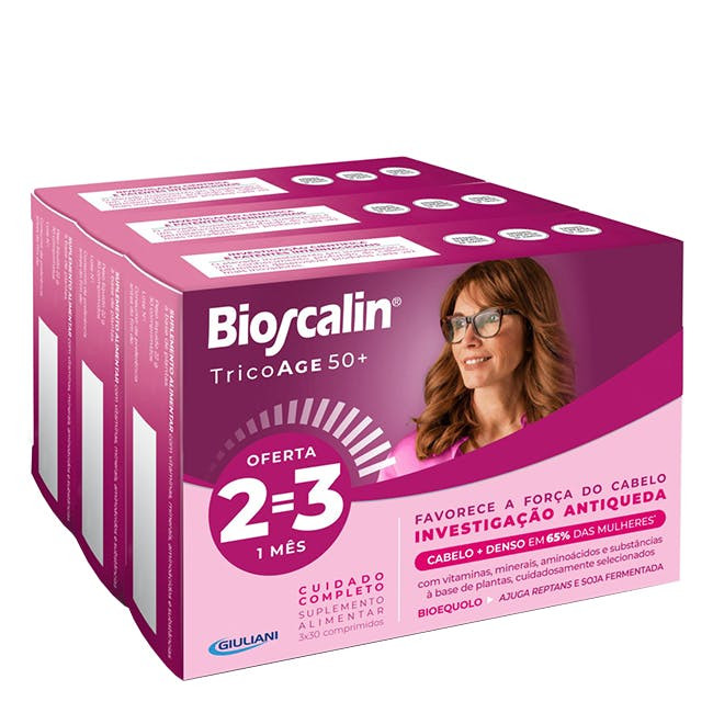 Bioscalin TricoAge50+ Food Supplement 3x30 Tablets