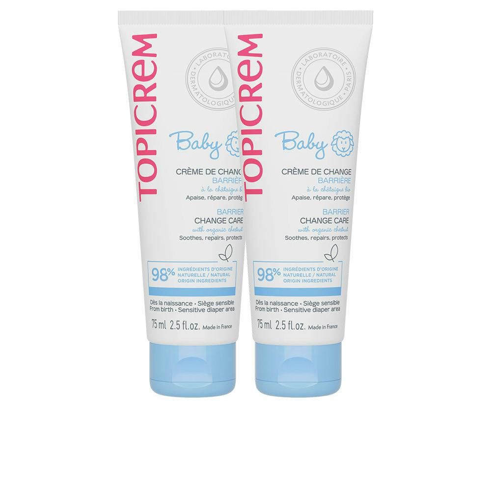 Topicrem Baby Barrier Action Diaper Changing Cream Set 2x75ml