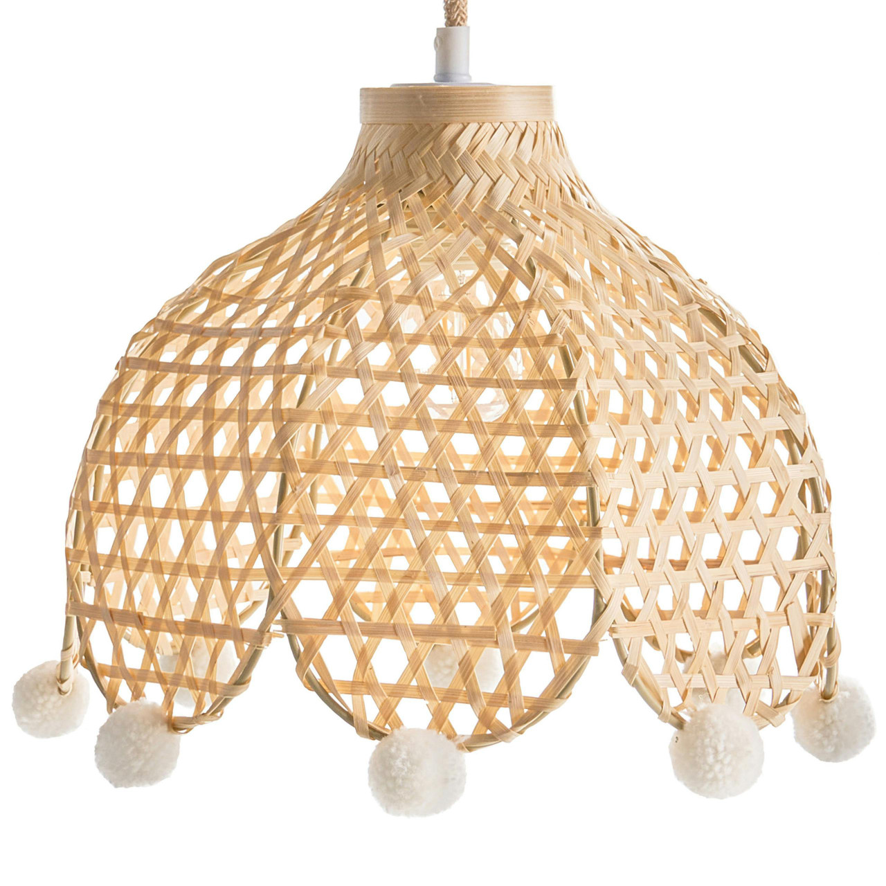 Candeeiro suspenso MANYAME Rattan Natural