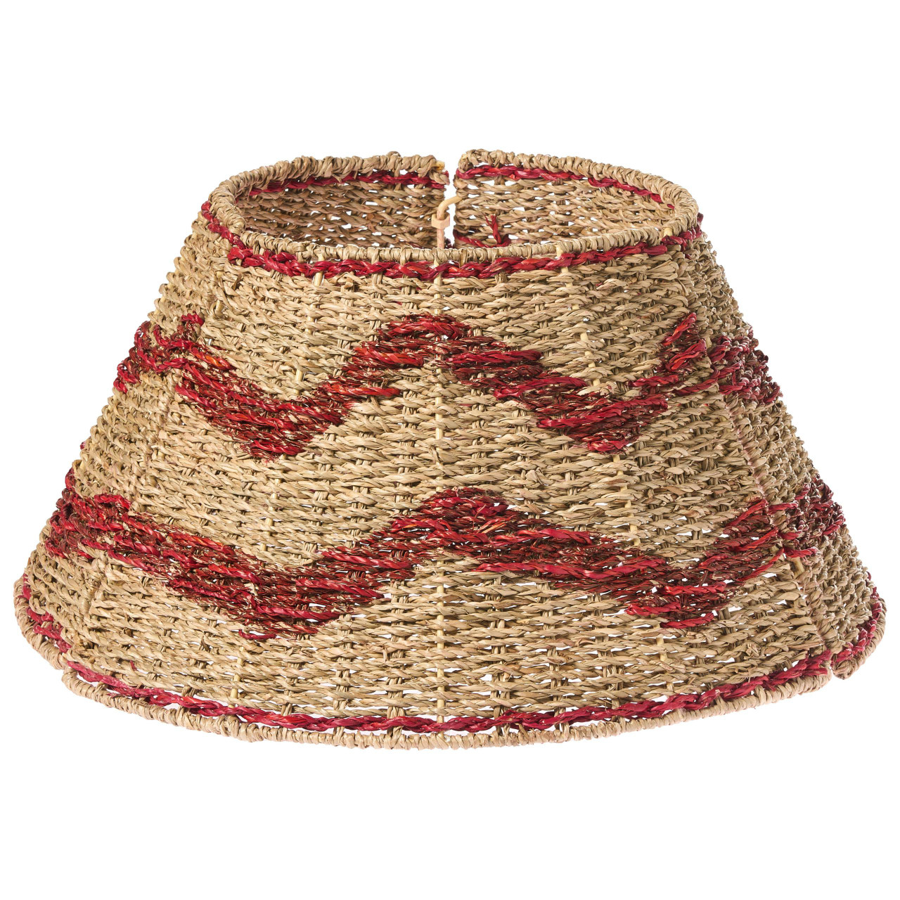 Saia para árvore de Natal HIVER Alga Vermelho 43 cm