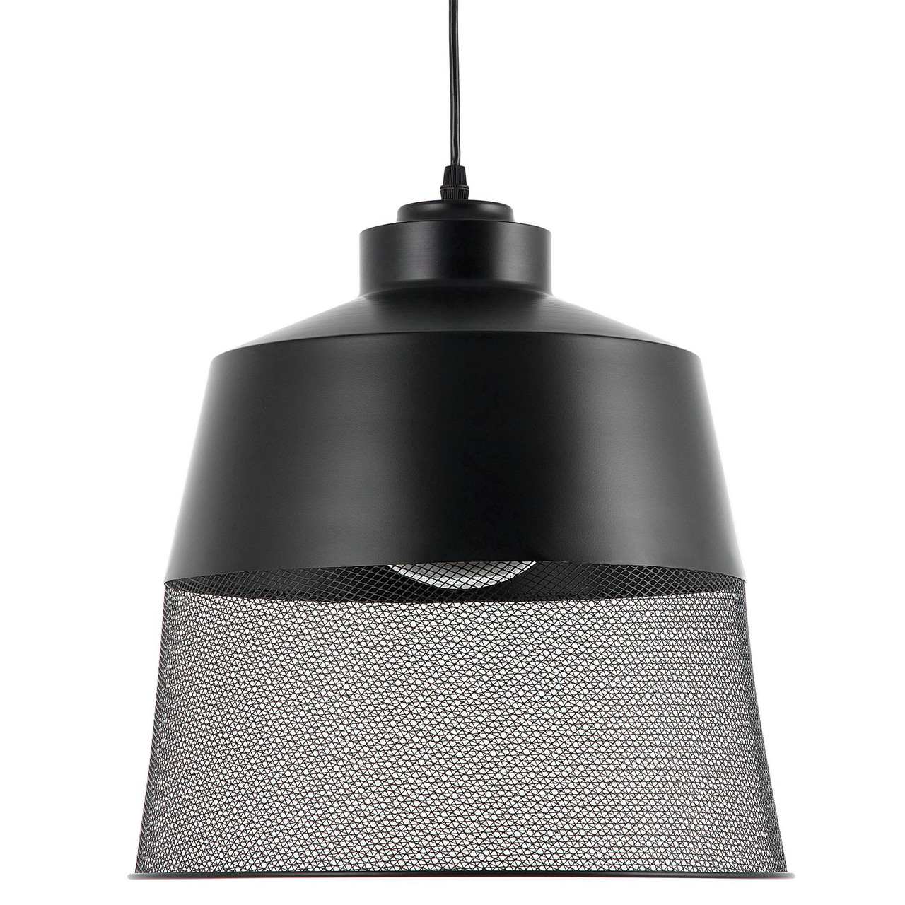Candeeiro suspenso Muga metal preto